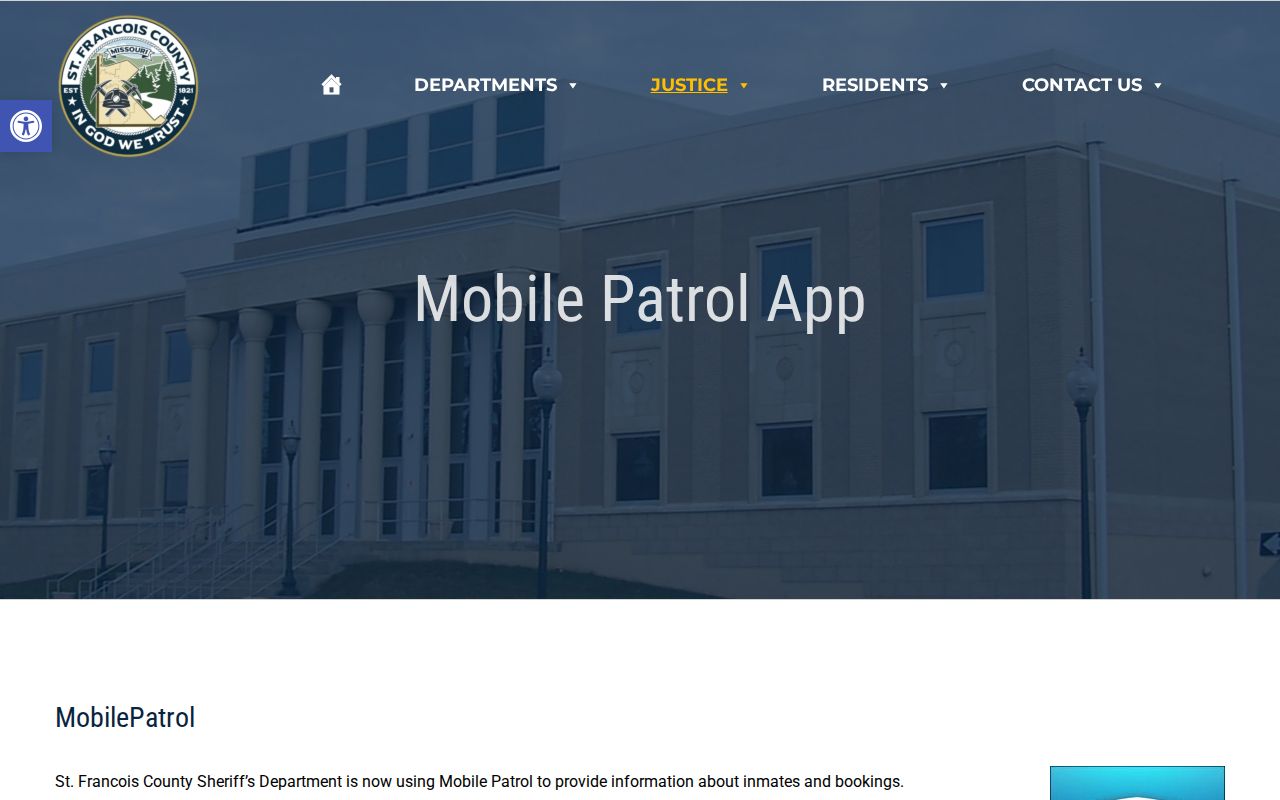 St. Francois County sheriff MobilePatrol inmate and booking information